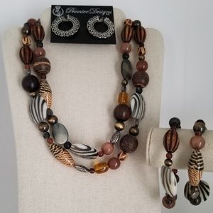 Premier Designs Zoology Necklace and Bracelets